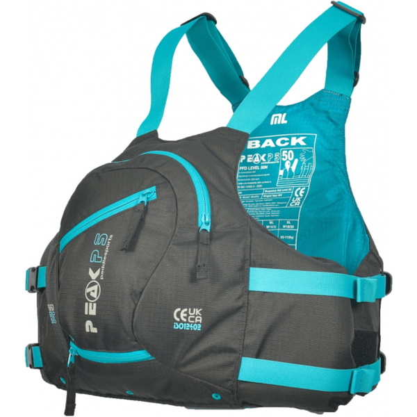 2026 Peak PS Mens Wrapid Buoyancy Aid Vest 26WV-BLK - Black